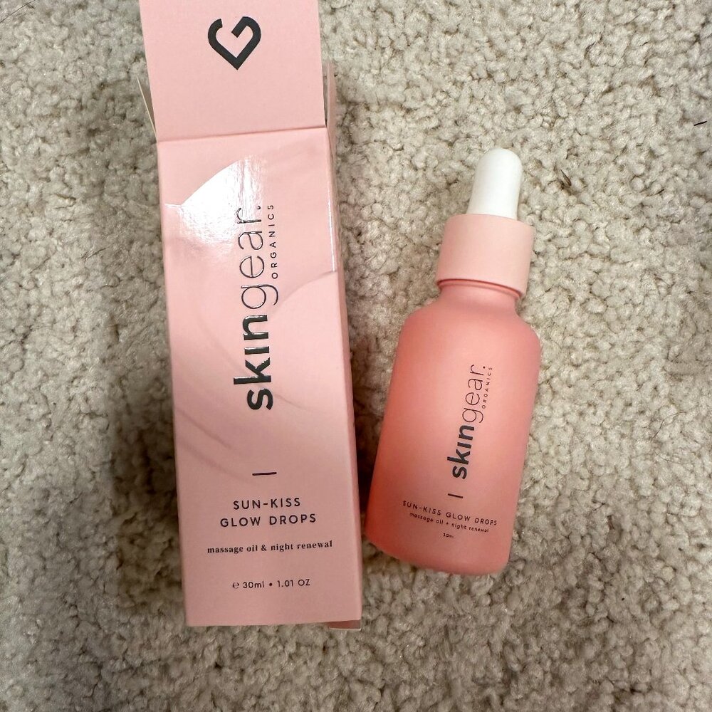 NIB Skin Gear Organics Glo Drops (sealed package)